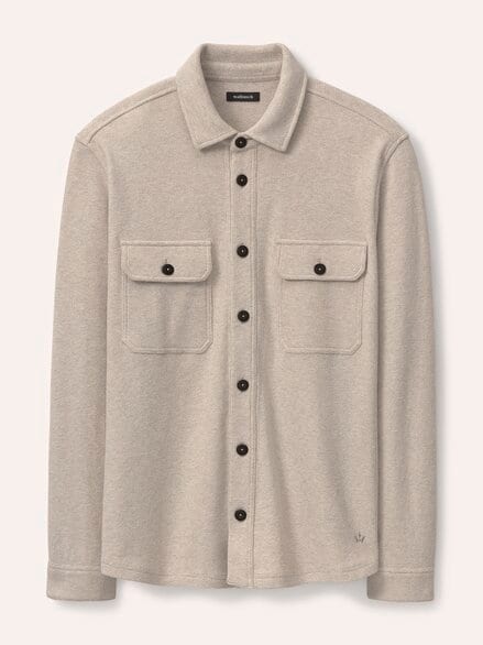 Overshirt mit Struktur Natur