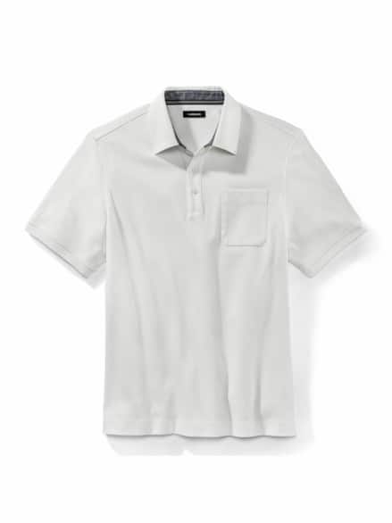 Walbusch-Kragen Polo Weiß Walbusch-Kragen Polo Weiß