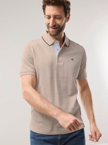 Melange Polo Natur