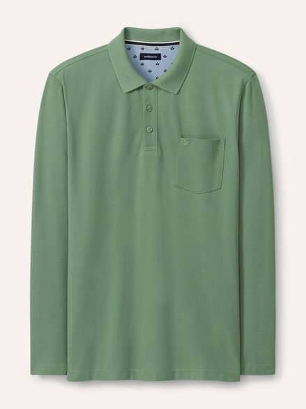 Pique-Polo Pima Cotton Lindgrün Pique-Polo Pima Cotton Lindgrün