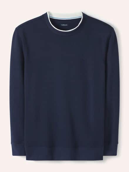 Leicht-Sweatshirt Marine Leicht-Sweatshirt Marine