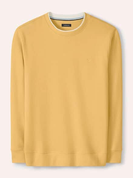 Leicht-Sweatshirt Akaziengelb