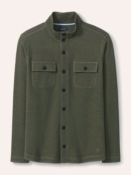 Sweatjacke Khaki Melange