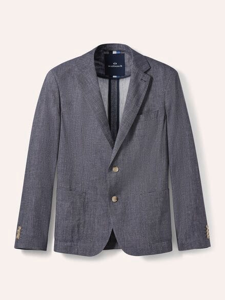 Leinensakko Blau Leinensakko Blau