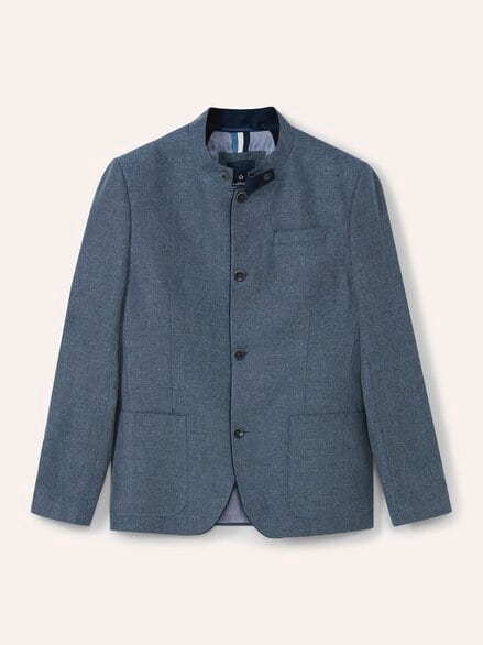 Reiseleinen-Janker Hellblau Reiseleinen-Janker Hellblau