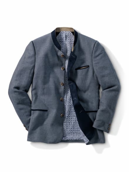 Reiseleinen-Janker Hellblau Reiseleinen-Janker Hellblau