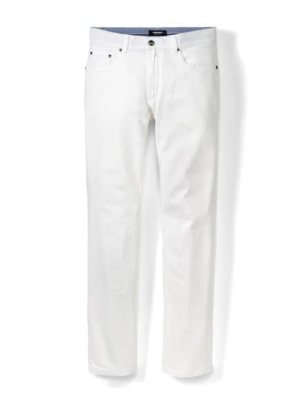 Extraglatt High Stretch Five-Pocket Weiß