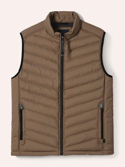 Klima Leichtsteppweste Karamel