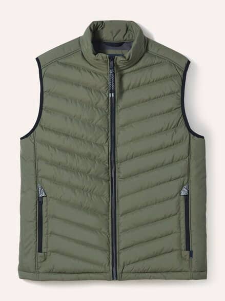 Klima Leichtsteppweste Khaki