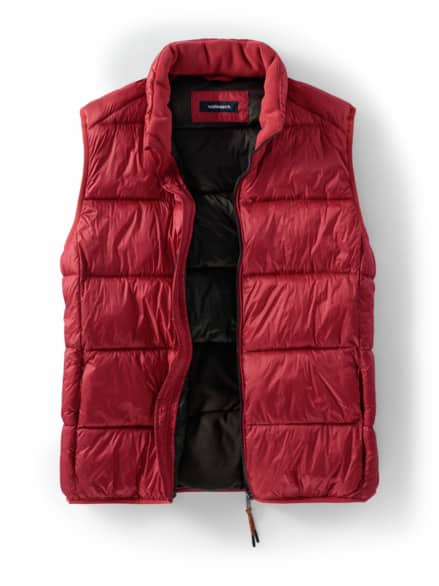 Thermozonen Weste Ultraleicht Ziegelrot Thermozonen Weste Ultraleicht Ziegelrot