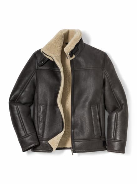 Lammfell Blouson Tabak Lammfell Blouson Tabak