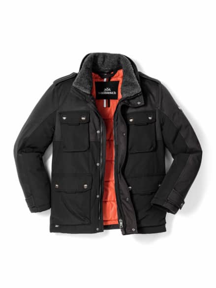 Cargo-Thermojacke Schwarz