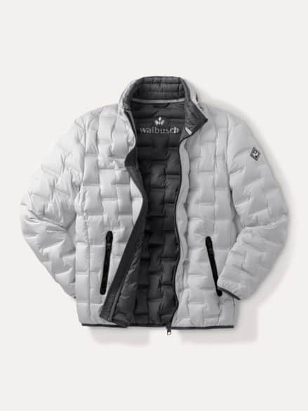 Daunen Steppjacke Ecru