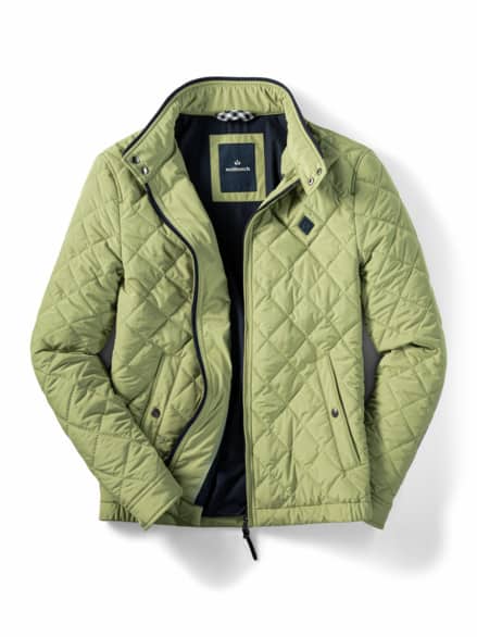 Ultrasonic Leichtsteppjacke Lindgrün