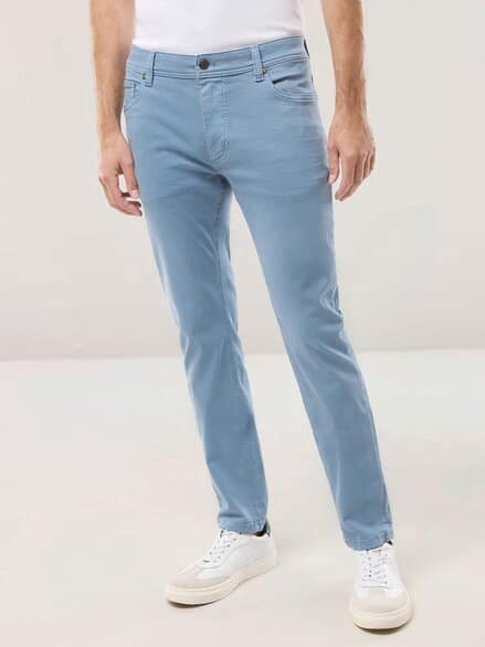 Coloured Jeans Rauchblau