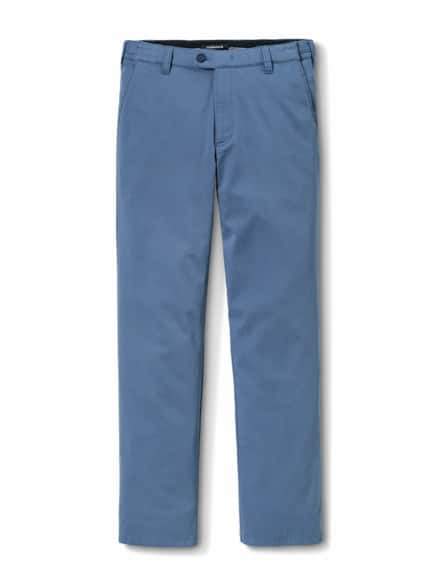 Extraglatt Dehnbund-Chino Mittelblau
