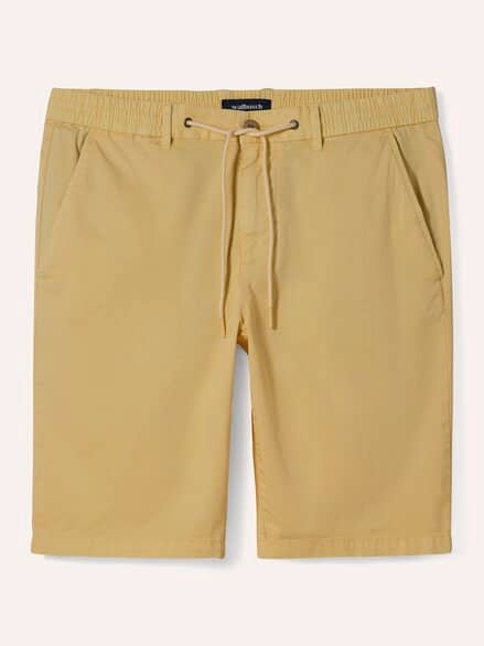 Urlaubs-Bermudas Baumwollstretch Sonnengelb