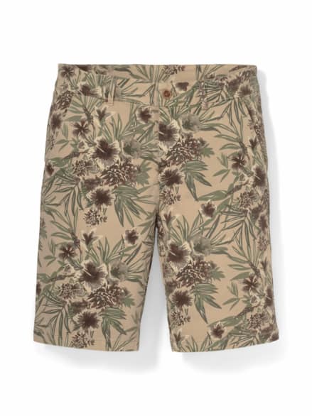 Safari-Bermudas Baumwoll-Stretch Beige