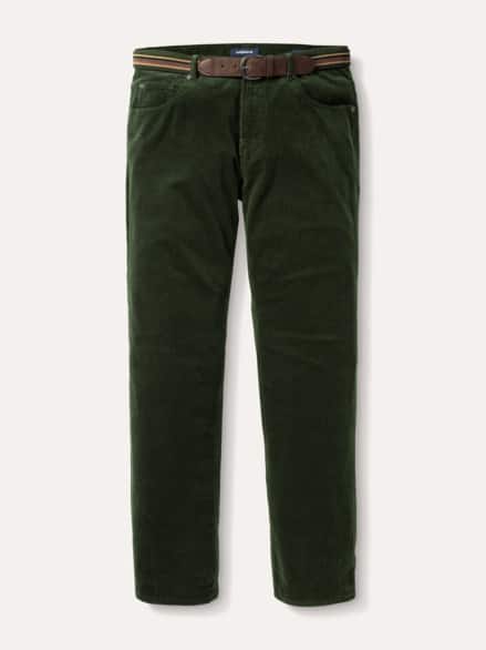 Gürtel-Cord Five-Pocket Khaki