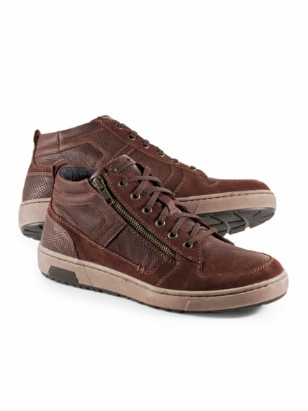 Kalbleder-Schnürer High Top Cognac Kalbleder-Schnürer High Top Cognac