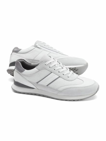 Komfort Perfo Sneaker Weiß Komfort Perfo Sneaker Weiß