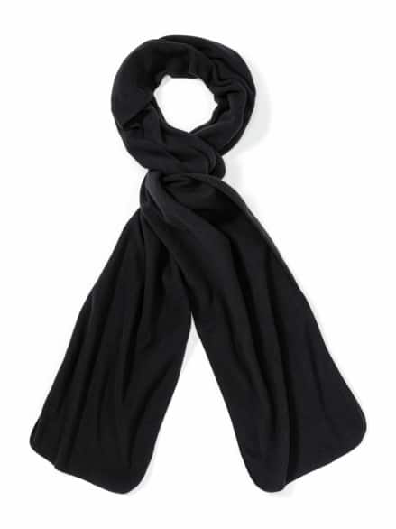 Fleece-Schal Schwarz
