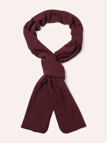 Fleece-Schal Merlot