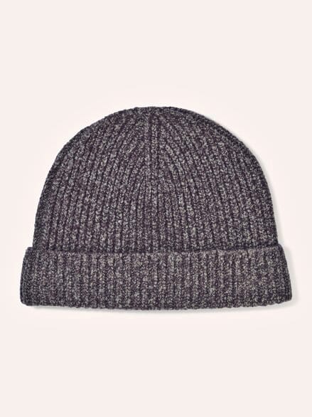 Boucle Wollmütze Braun