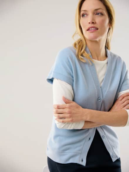 Freizeitweste Cosy Jeansblau