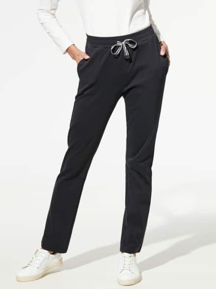 Baumwollstretch Hose Schwarz Baumwollstretch Hose Schwarz