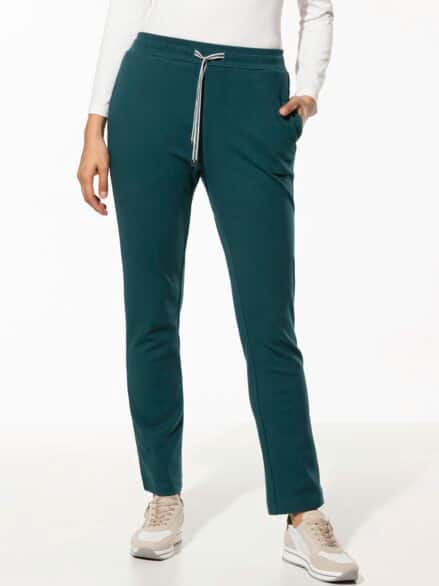 Baumwollstretch Hose Smaragd