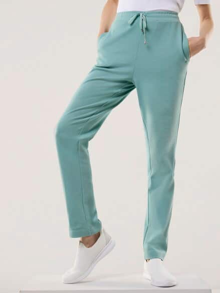 Baumwollstretch Hose Gletschergrün Baumwollstretch Hose Gletschergrün