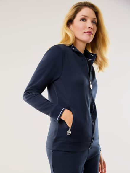 Extraglatt Freizeitjacke Marine Extraglatt Freizeitjacke Marine