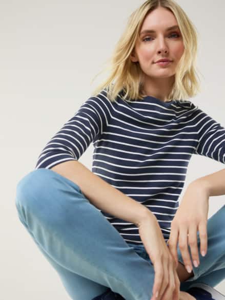 Ringelshirt la Ville Marine/Weiß