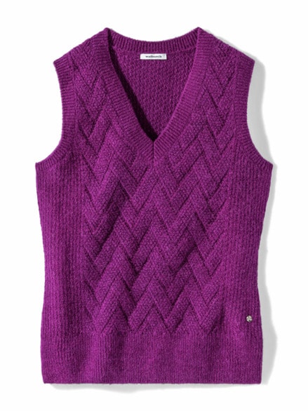 V-Neck Pullunder Cosy Waldbeere V-Neck Pullunder Cosy Waldbeere