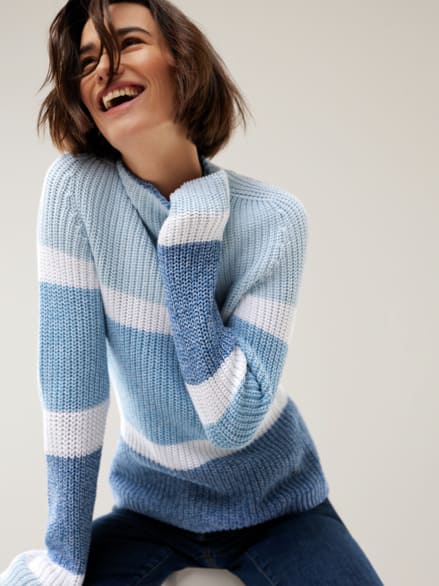 Patentpullover Nahtlos Blau Multicolor Patentpullover Nahtlos Blau Multicolor