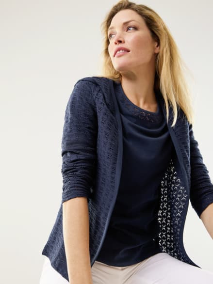 Twinset Ajour Marine Twinset Ajour Marine