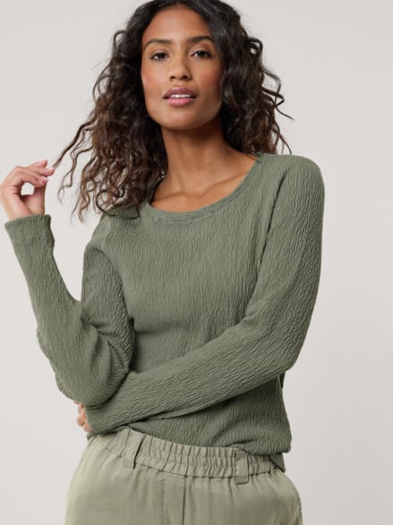 Baumwollshirt Easycare Khaki Baumwollshirt Easycare Khaki