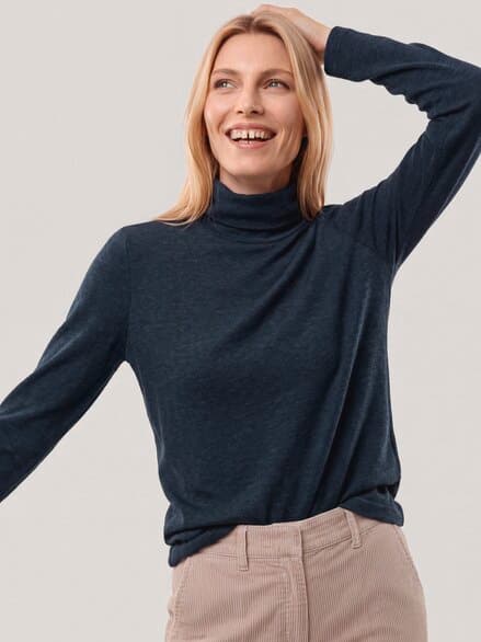 Premium Rolli Wollmix Nachtblau