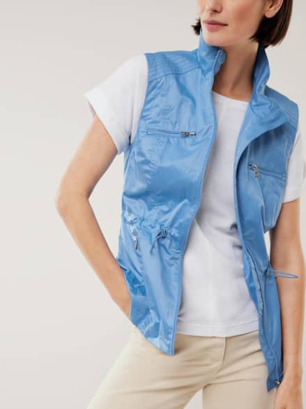 Leichtweste 7 Taschen 2.0 Jeansblau