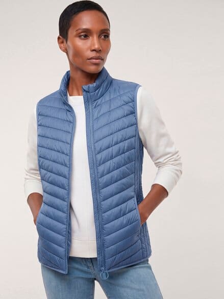 Steppweste Smokey Blue