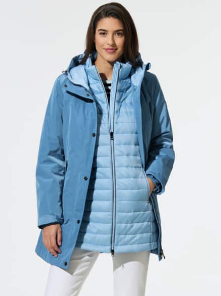 Aquastop Parka 3-in-1 horizontblau