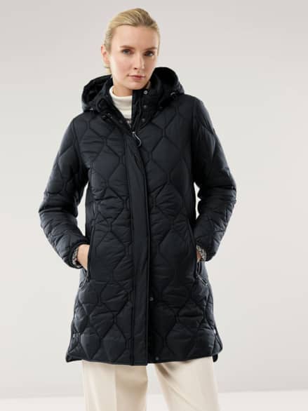 Thermo Sandwich Steppmantel Schwarz Thermo Sandwich Steppmantel Schwarz