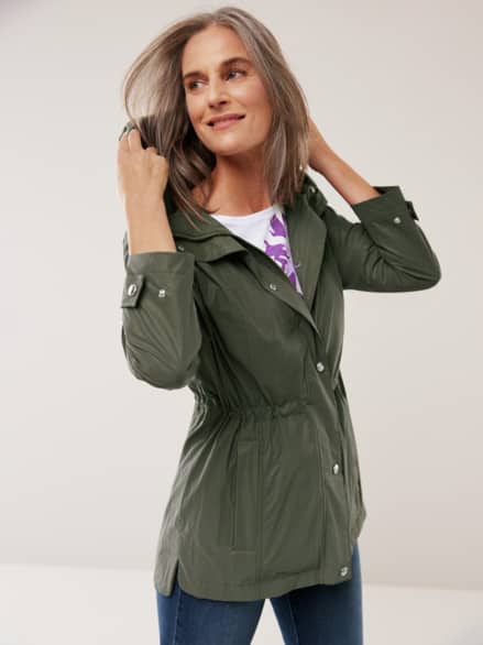 Tag und Nacht Jacke Oliv