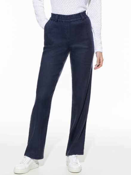 Softleinenmix-Hose Marlene Marine Softleinenmix-Hose Marlene Marine