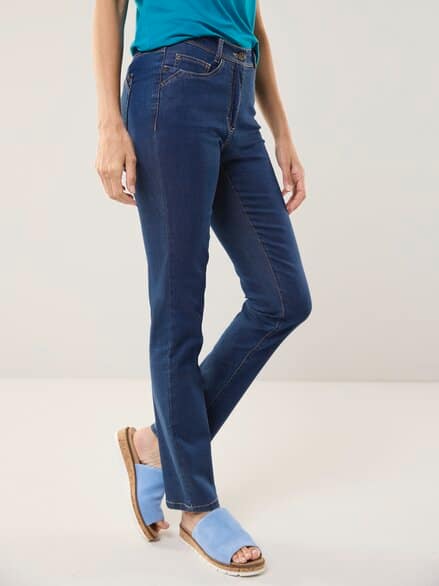 Yoga-Jeans Ultrastretch Blue Stoned