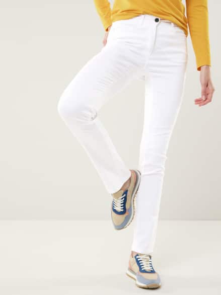 Yoga-Jeans Ultrastretch Weiß