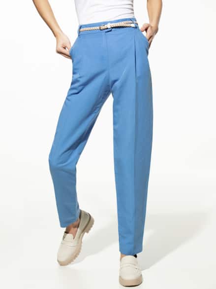 Leinenmix Chino Persischblau Leinenmix Chino Persischblau