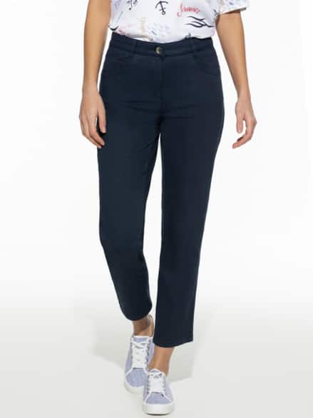 7/8-Baumwollhose Figurwunder Slim F Marine 7/8-Baumwollhose Figurwunder Slim F Marine