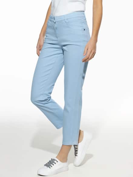 7/8-Baumwollhose Figurwunder Slim F Skyblue